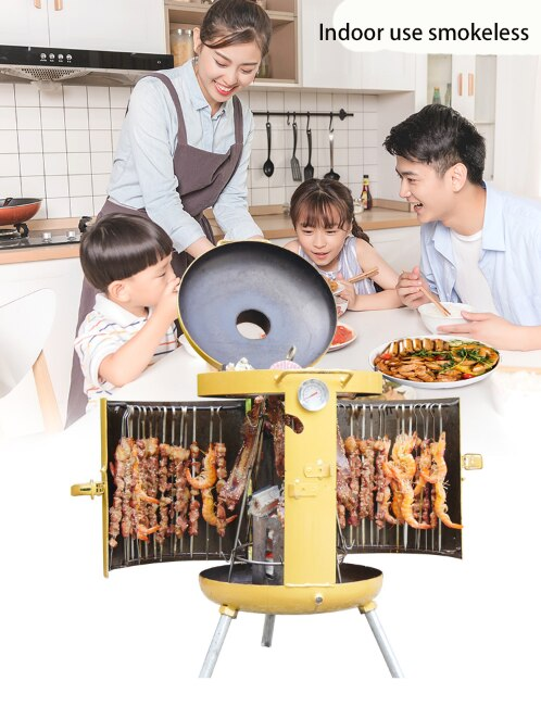 Portable Smokeless All-in-One Camping Grill - Image 2
