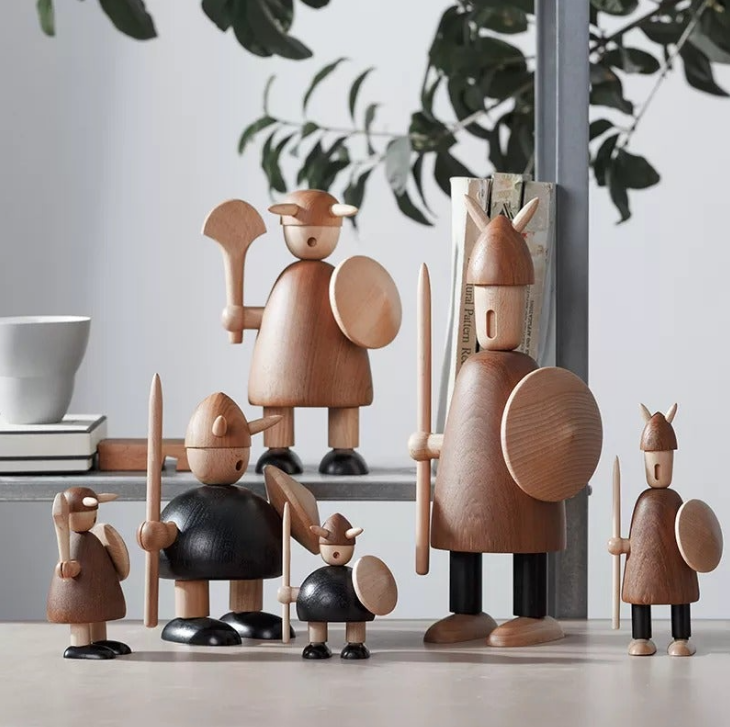Wooden Vikings Creative Home Decor - Image 1