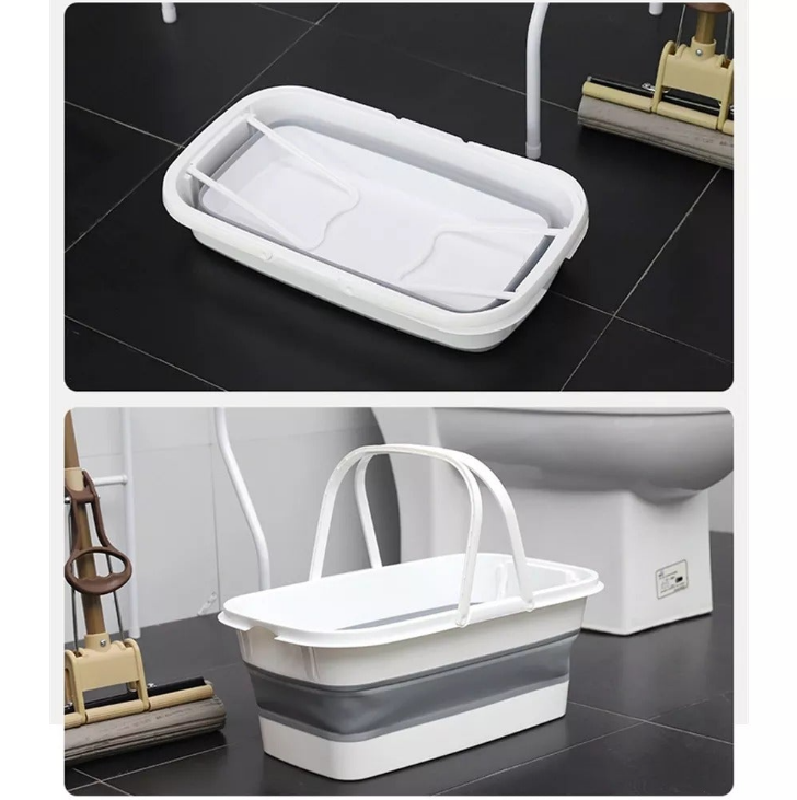 Foldable Silicone Mop Bucket - Image 2