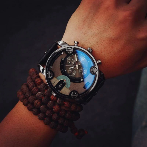 Army Leather Belt Sport Watch - Image 0