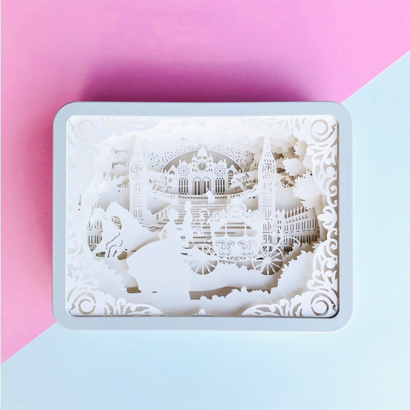 Creative 3D Paper Box LED Night Lamp - Image 6