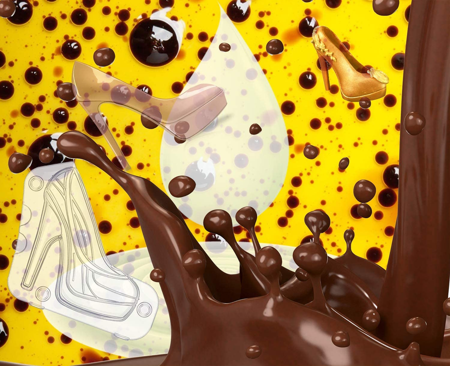 3D High Heel Shoe Chocolate Mold - Image 4