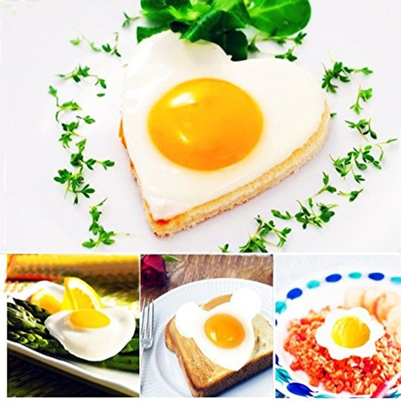 5pcs/set Stainless steel Fried Egg Mold Pancake Rings - Image 2