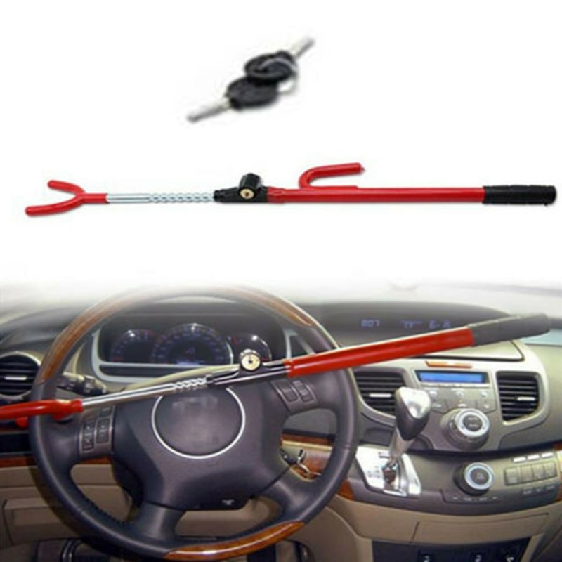 Anti-Theft Car Steering Wheel Retractable Safety Lock - Image 2