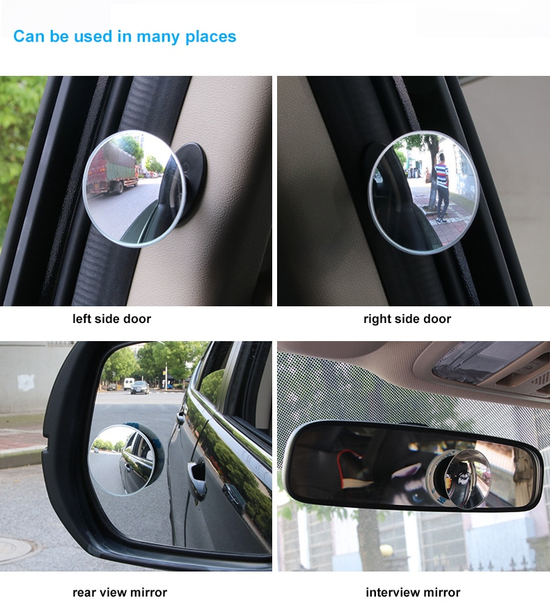 360 Rotatable Car Blind Spot Interior Mirror - Image 2