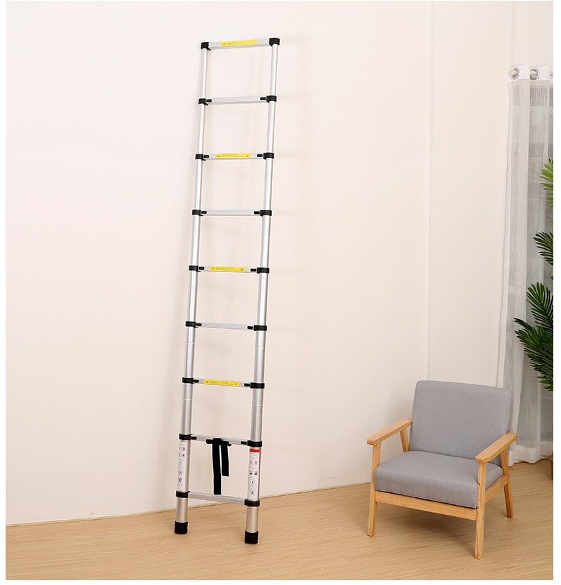 Adjustable Non-Slip Foldable Telescopic Ladder - Image 3