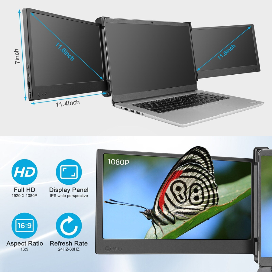 Smart Portable Laptop Monitor Extender - Image 1
