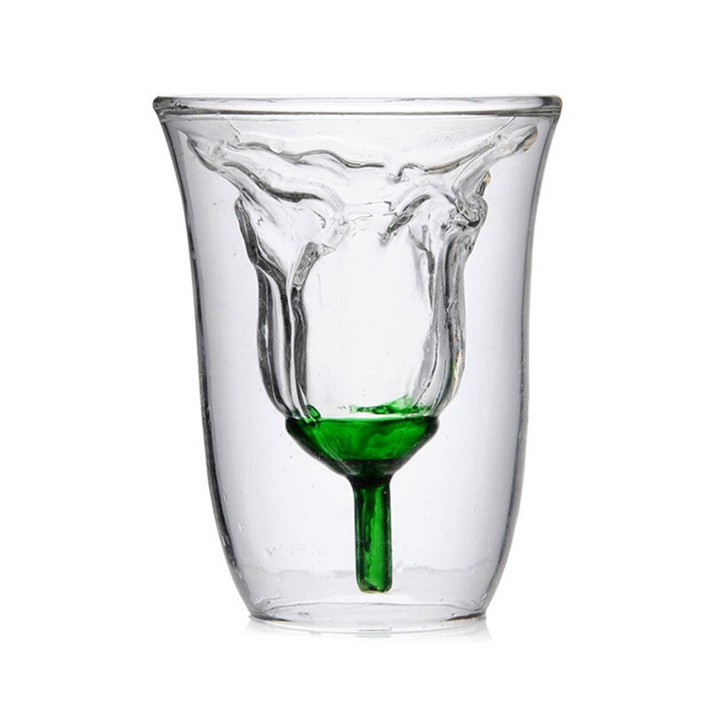 Flower Pattern Double-Layer Glass - Image 4