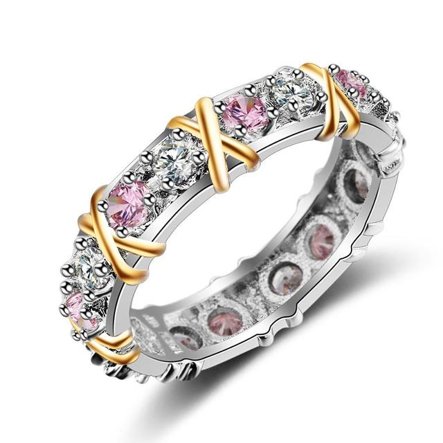 Handmade Creative Eternity Zircon Ring - Image 7