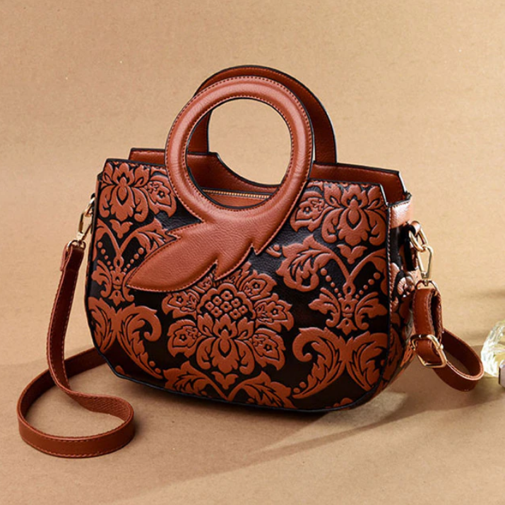 Classic Vintage Style Japanese Leather Handbag - Image 0