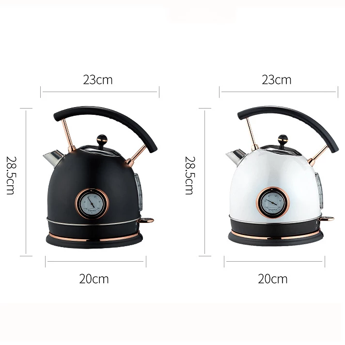 Electric Thermometer Automatic Vintage Style Kettle - Image 5