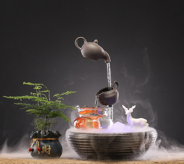 Luxury Waterfall Incense Burner Aromatherapy Mini Fountain - Image 5