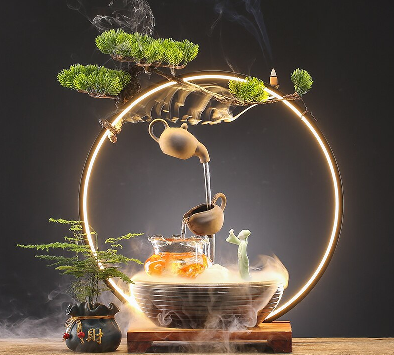 Luxury Waterfall Incense Burner Aromatherapy Mini Fountain - Image 11