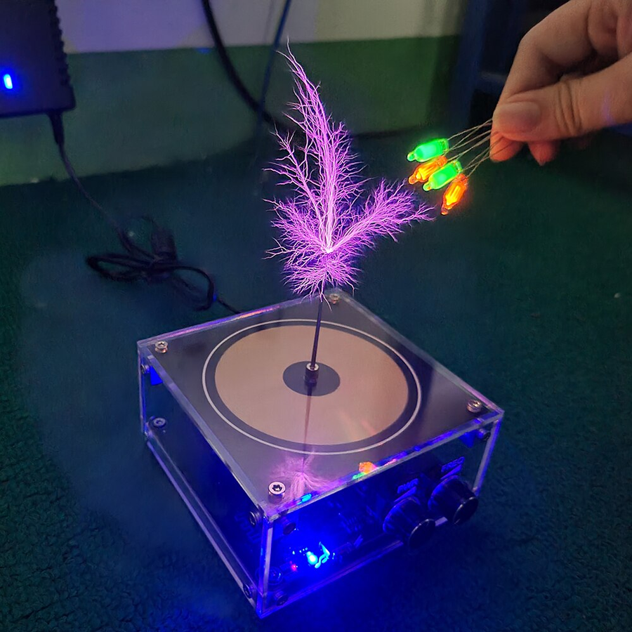 Wireless Tesla Coil High-Frequency Lighting Speaker - Image 2