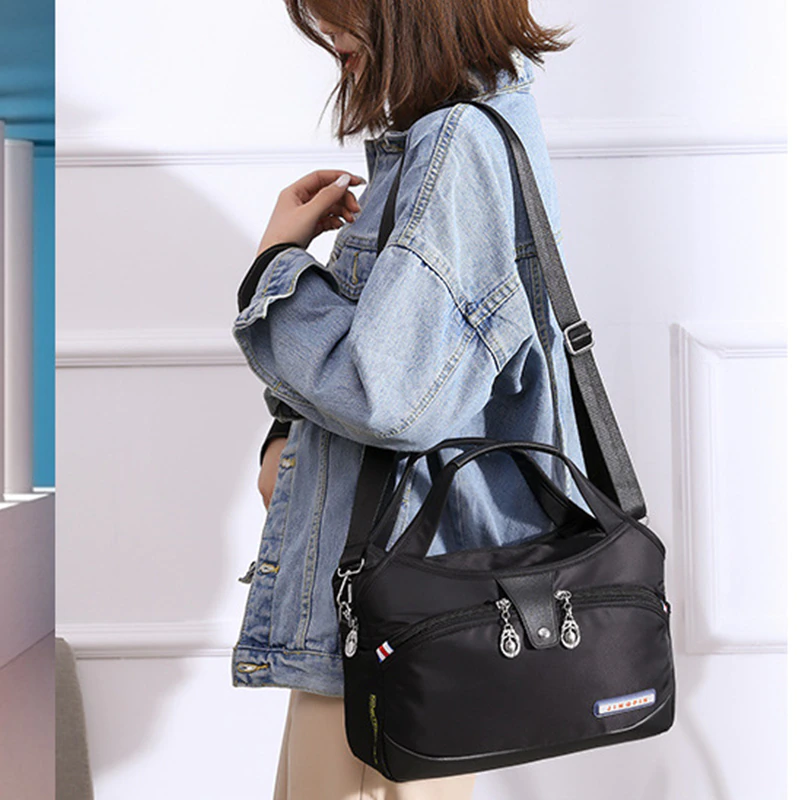 Stylish Large Capacity Waterproof Cross Body Bag - Image 1