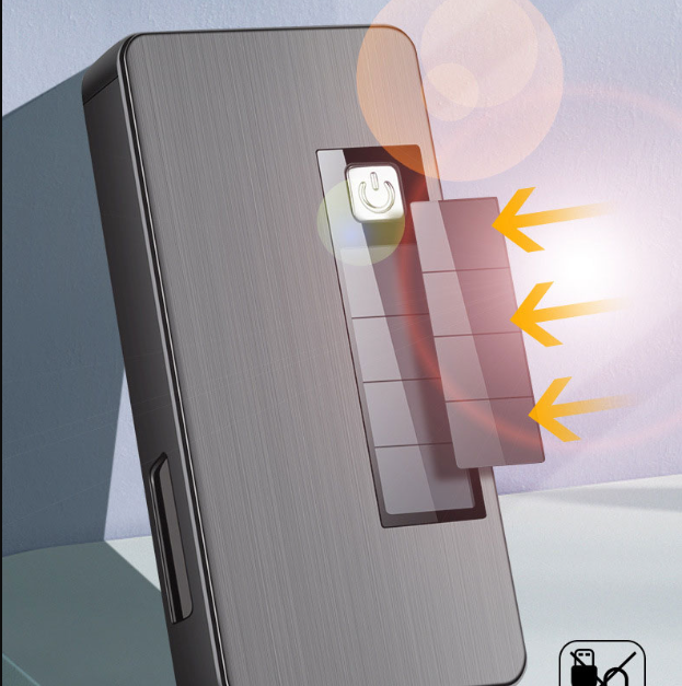 Lucky Dragon Solar Charging Jet Lighter - Image 1