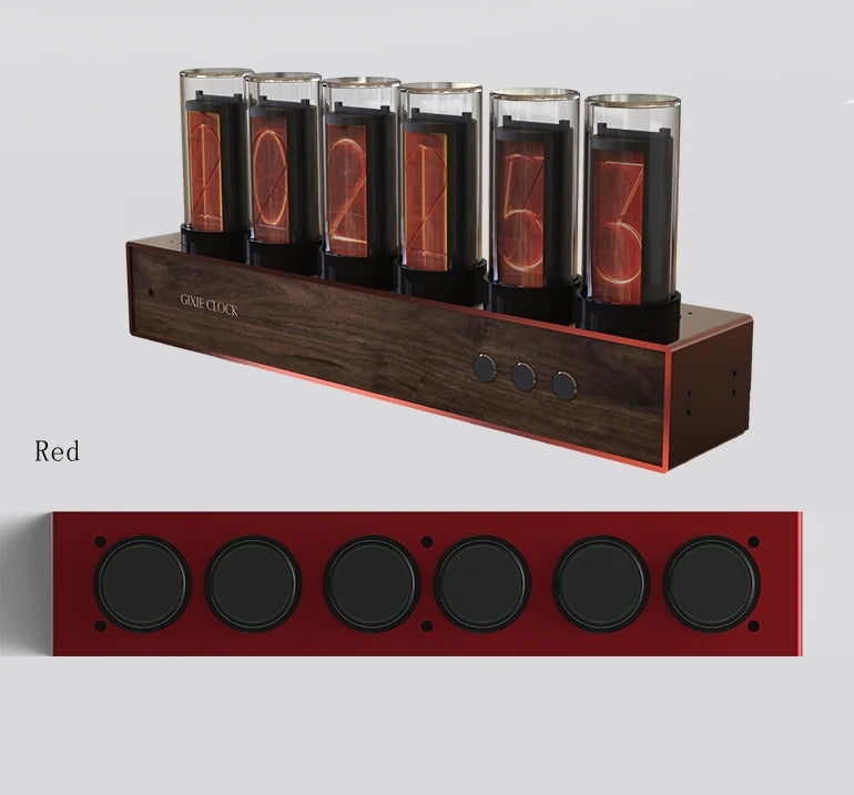 Vintage RGB Digital Tube Table Clock - Image 6