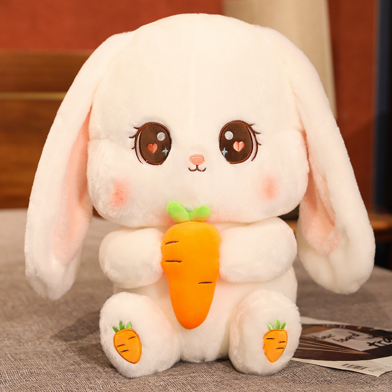 Cozy Long Ears Rabbit Plush Pillow - Image 1
