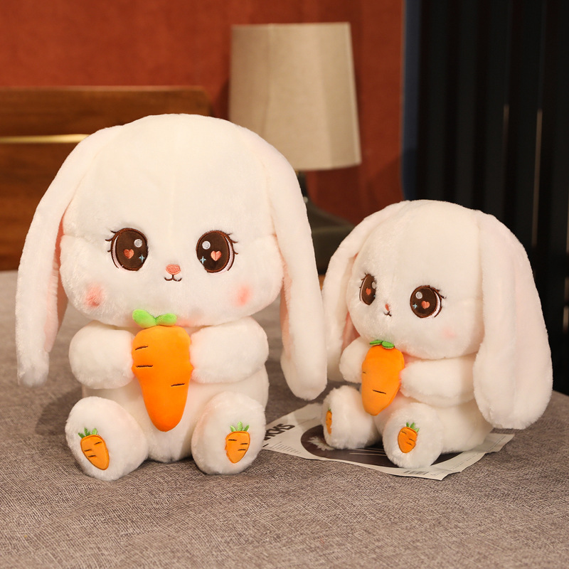 Cozy Long Ears Rabbit Plush Pillow - Image 4