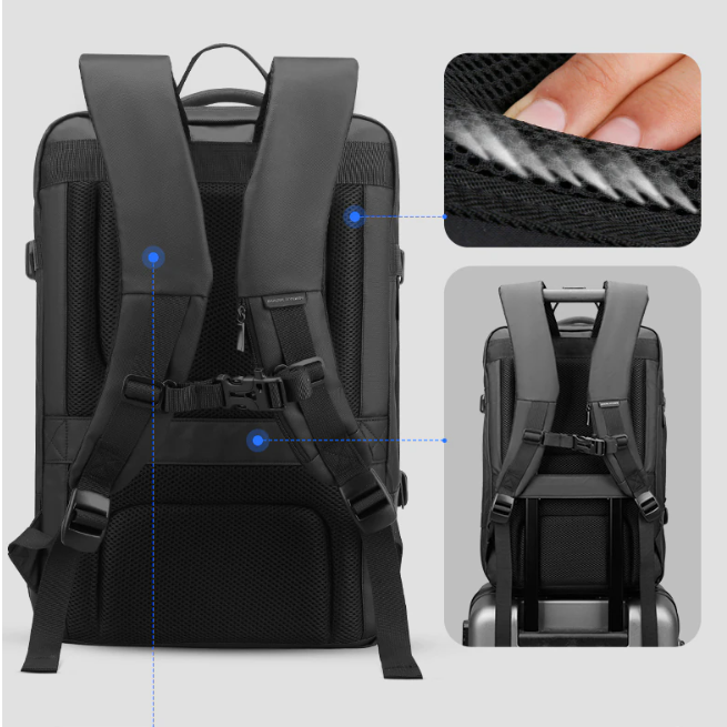 Multilayer Hiking Protector Raincoat Backpack - Image 3