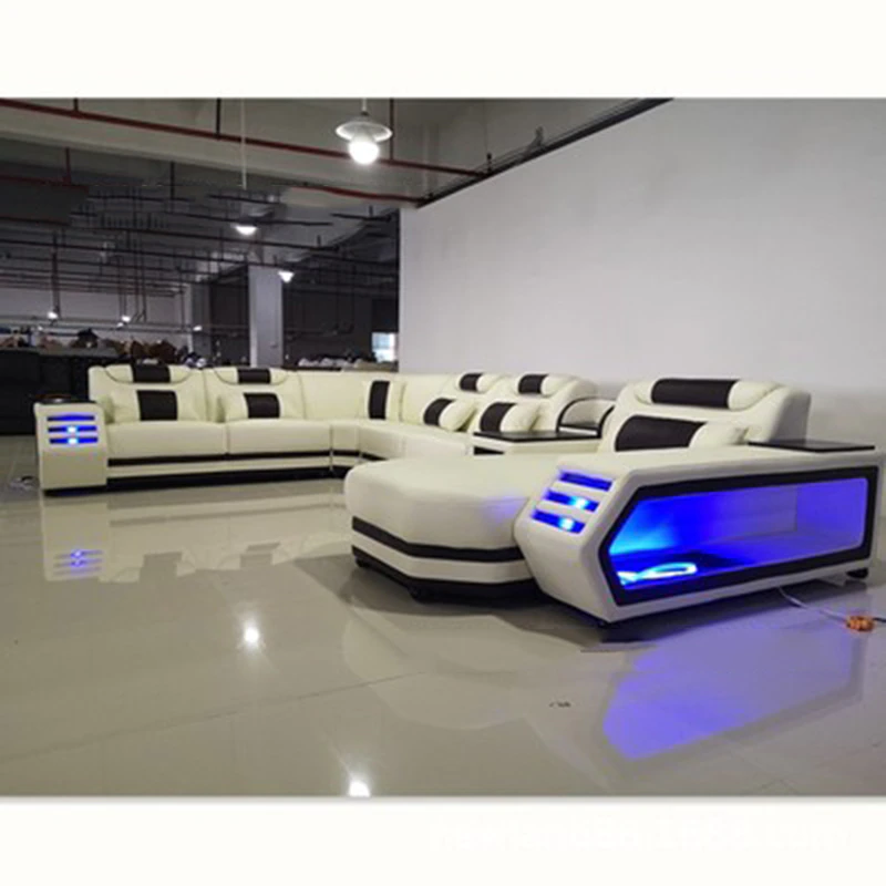 Futuristic Hyper-Lounge Grand Living Sofa Set - Image 7
