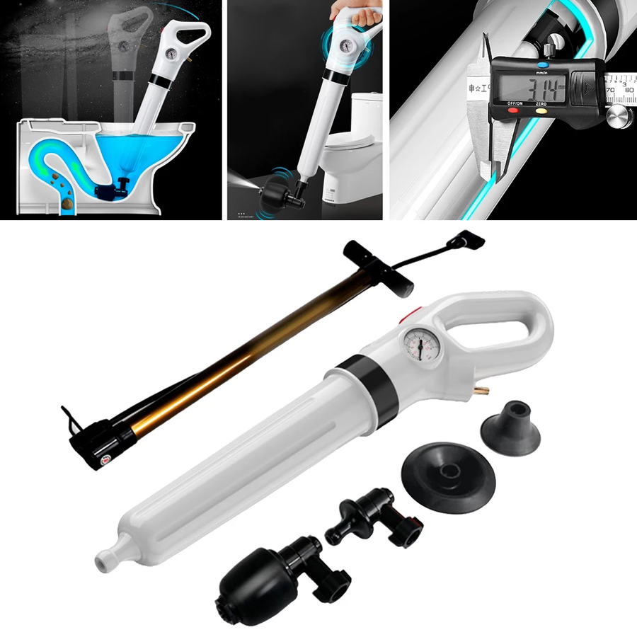 High Pressure Toilet Air Drain Blaster Pump - Image 1