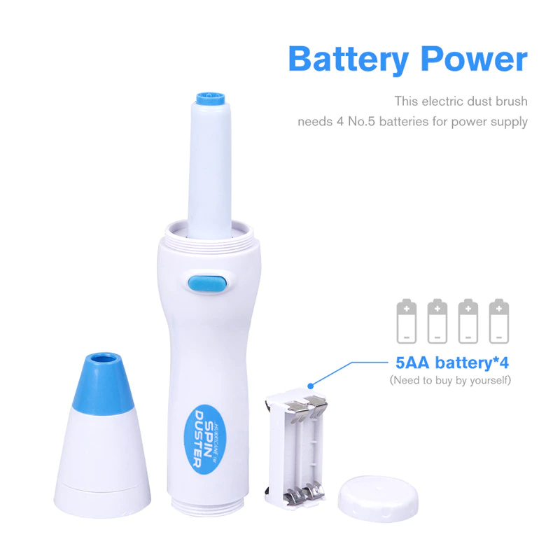 Adjustable 360 Electric Rotating Cleaning Dust Brush - Image 5