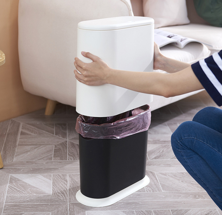 Waste Wise Double Compartment Trash Can - Image 1