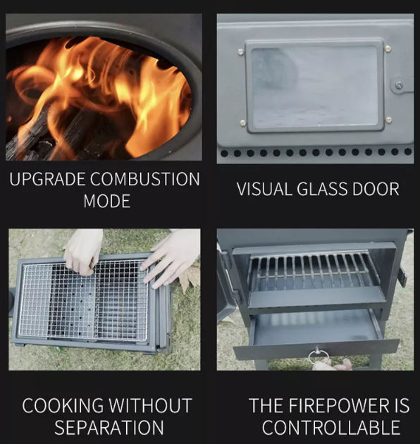Outdoor Station Backyard Barbeque Stove - Image 7
