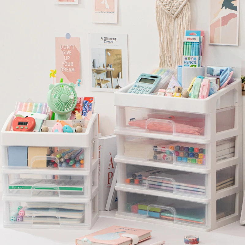 Tidy Tower Desk Organizer Storage Box - Image 13