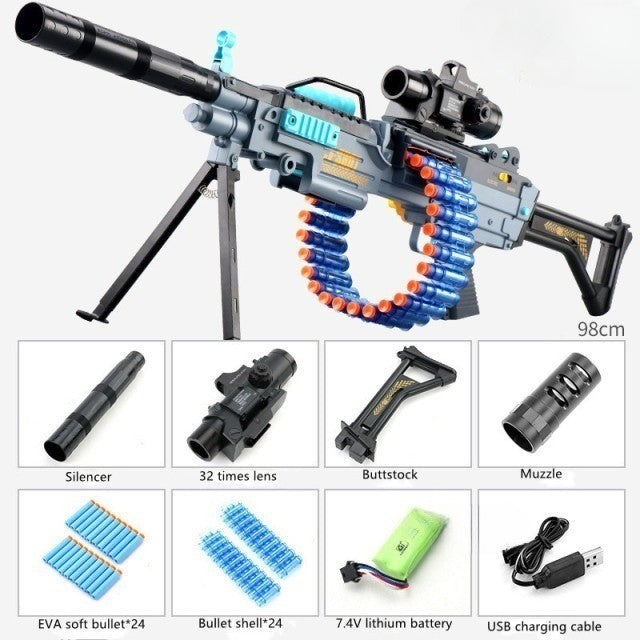 Action Assault Sniper Soft Bullet Toy Machine Gun - Image 13