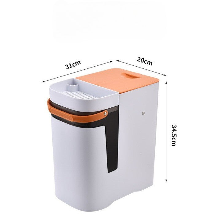 2in1 Dry & Wet Storage Easy Trash Can - Image 10