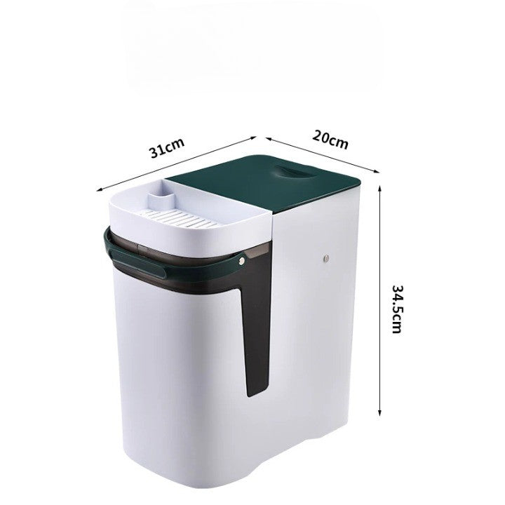 2in1 Dry & Wet Storage Easy Trash Can - Image 11