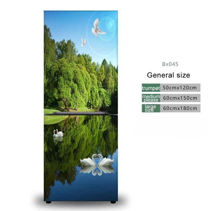 Stylish Waterproof Self-Adhesive Refrigerator Sticker - Image 10