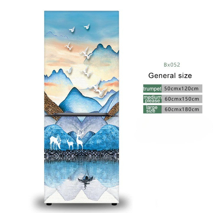 Stylish Waterproof Self-Adhesive Refrigerator Sticker - Image 7
