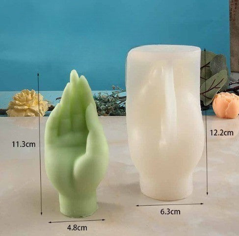 Middle Finger Hand Gestures Artsy Candle DIY Molds - Image 11