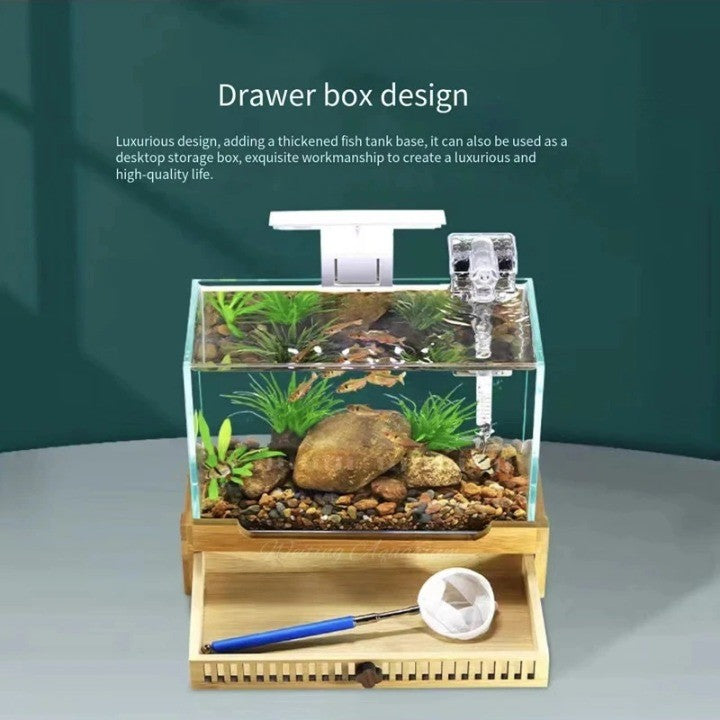 Mini Underwater Haven Desktop Aquarium - Image 1