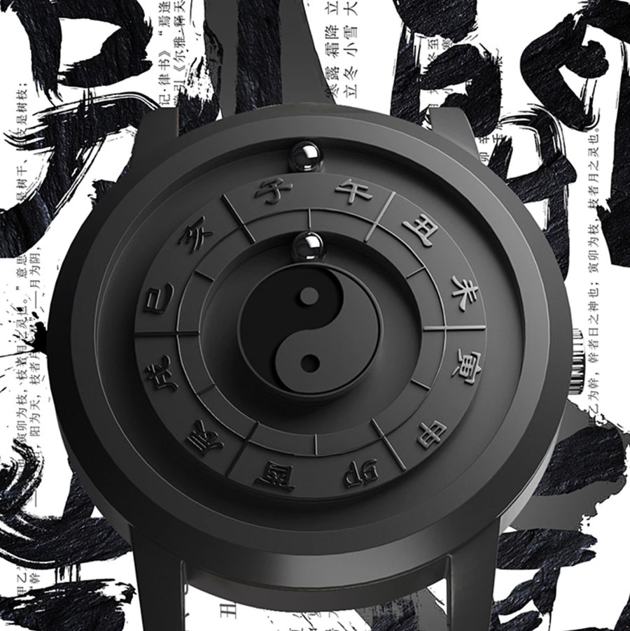 Magnetic Ying Yang Levitation Elegant Watch - Image 1