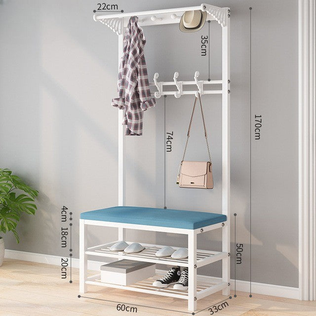 Entry Organizer Coat Hanger Elegant Shoe Rack - Image 5