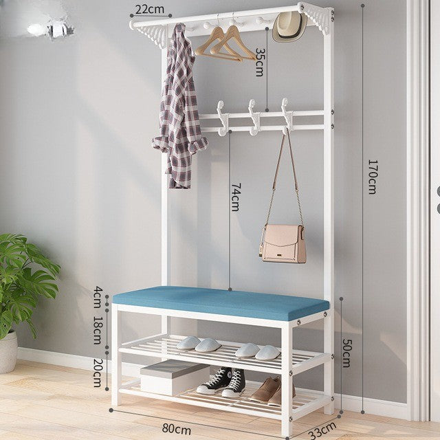 Entry Organizer Coat Hanger Elegant Shoe Rack - Image 6