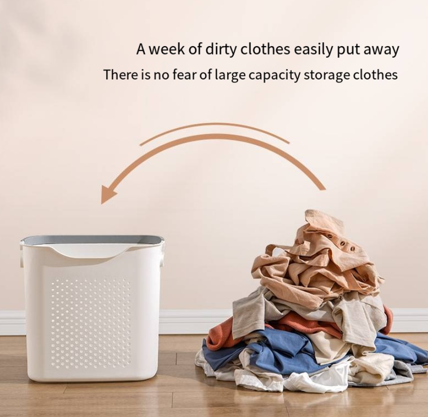 Japanese Style Durable Breathable Laundry Basket - Image 2