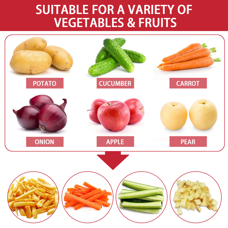 Stainless Steel Electric Automatic Vegetable Potato Cutting Machine - Image 3