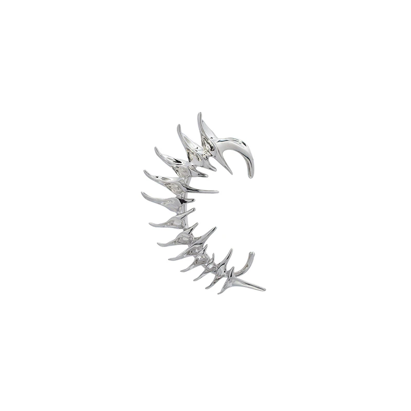 Cyberpunk Skeleton Spike Ear Clip - Image 5