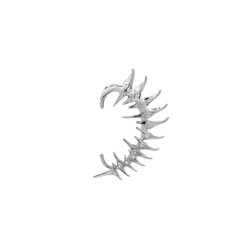 Cyberpunk Skeleton Spike Ear Clip - Image 6