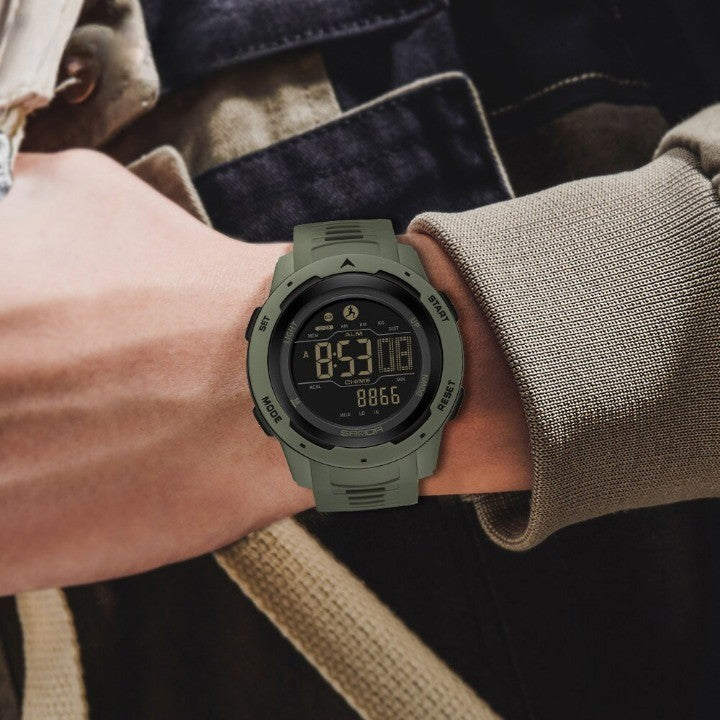 Waterproof Military Pedometer Digital Watch - Image 2