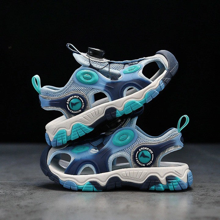 Breathable Easy Tie Laceless Kids Sneakers - Image 3