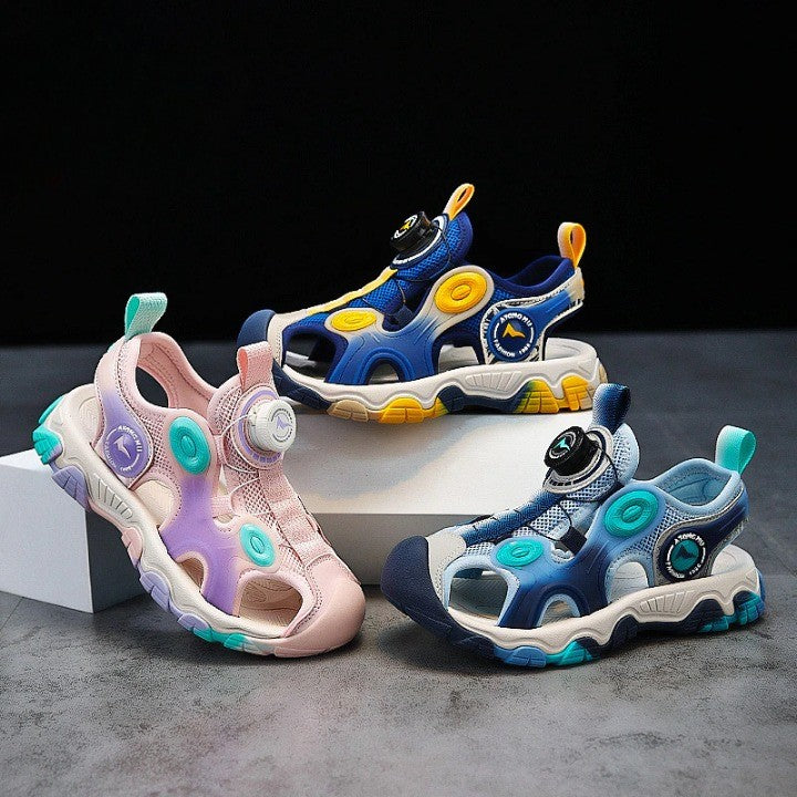Breathable Easy Tie Laceless Kids Sneakers - Image 4