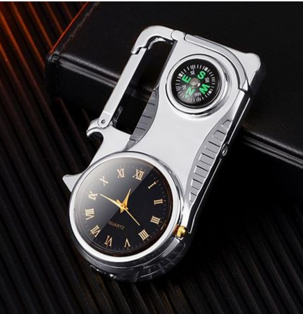 Compass Fire Camping Windproof Lighter Watch - Image 7