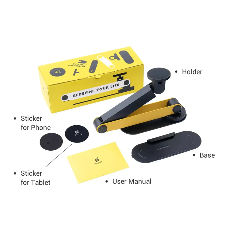 Roboarm Adjustable Magnetic Tablet Phone Holder - Image 6