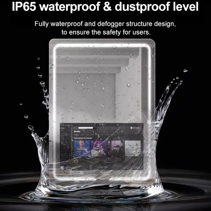 Touch Screen LED Smart Waterproof Magic Mirror - Image 6